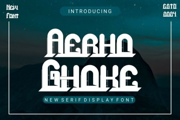 Aerho Ghoke: The Architectural Serif for Bold Visuals