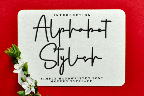 Alphabet Stylish Font: Where Elegance Meets Everyday Design
