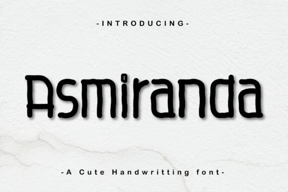 Asmiranda Font: The Handwritten Style Your Designs Need