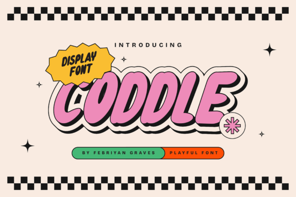 Coddle Font: Injecting Retro-Chic Energy into Modern Design