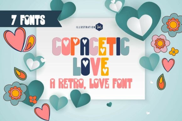Copacetic Love Font: Groovy Vibes for Modern Design