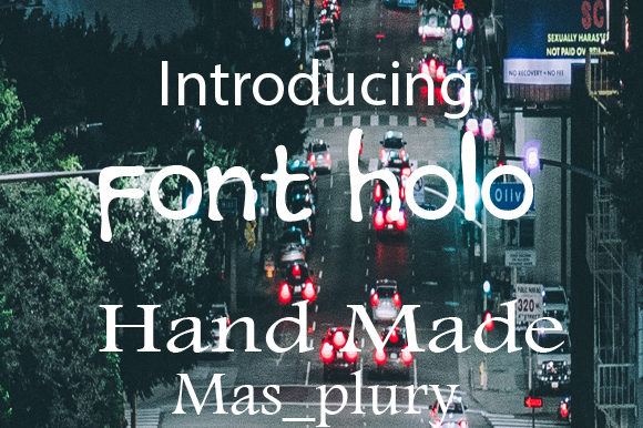 Font Holo: A Simple Typeface for Modern Brands