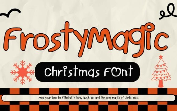 Frosty Magic Font: Your Holiday Design Secret Weapon