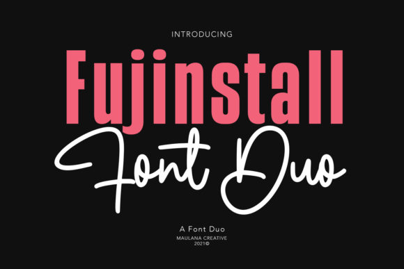 Fujinstall Font Duo: A Modern Typeface for Creative Projects