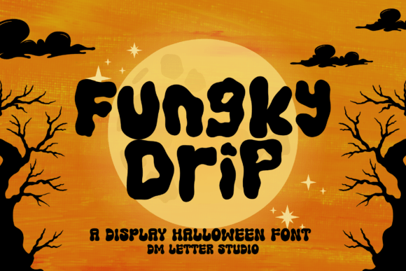Fungky Drip Font: A Spooky, Playful Typeface for Creative Projects