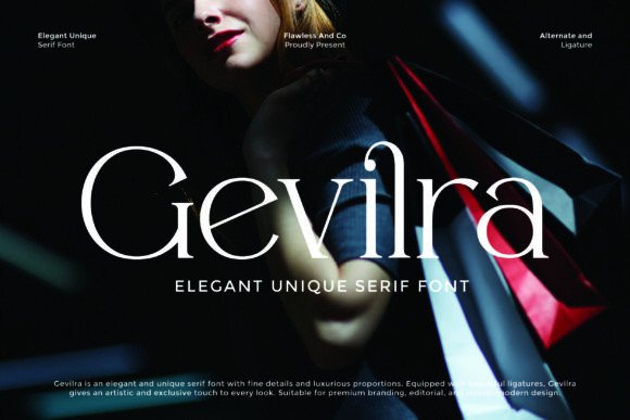 Gevilra Font: A Modern Serif for Timeless Design