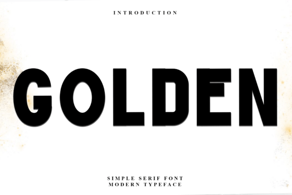 Golden Font: A Typeface for Modern Authority