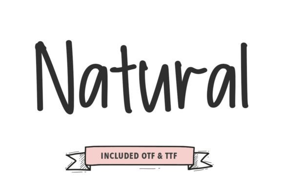 Natural Font: The Essence of Organic Simplicity