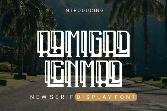 Ramigad Lenmad: The Serif Display Font That Defies Expectations