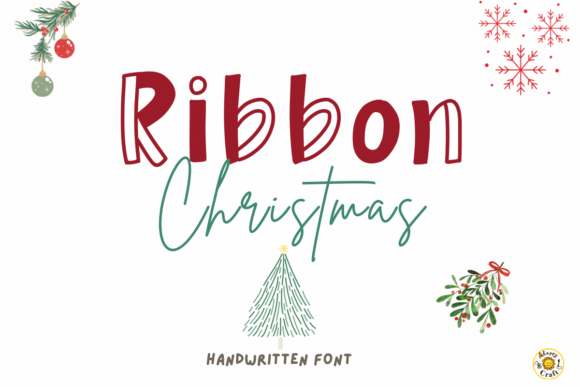 Ribbon Christmas Font: Adding Festive Charm to Your Designs