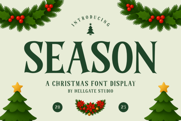 Season Font: Crafting Timeless Holiday Elegance